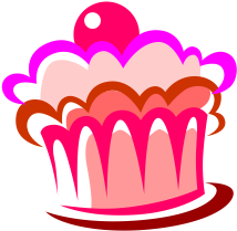 Vector Cake Food Logo Download - Logo Kue (389x346)