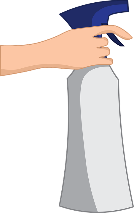 Window Cleaning Cliparts - Spray Bottle Png (452x720)