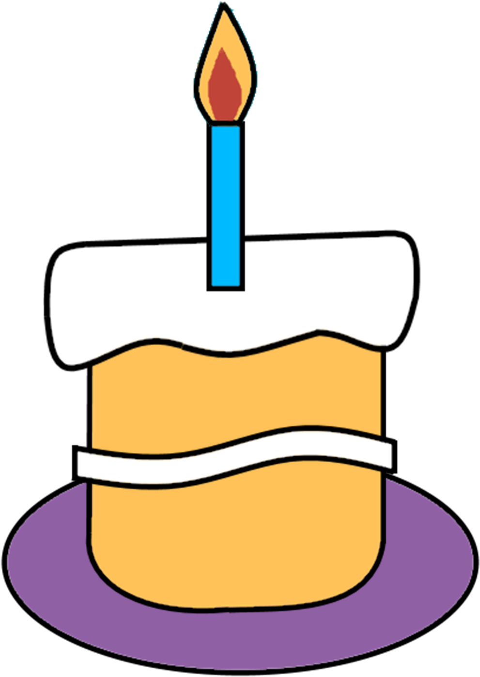 Birthday Cake Craft - Birthday Cake (1058x1404)