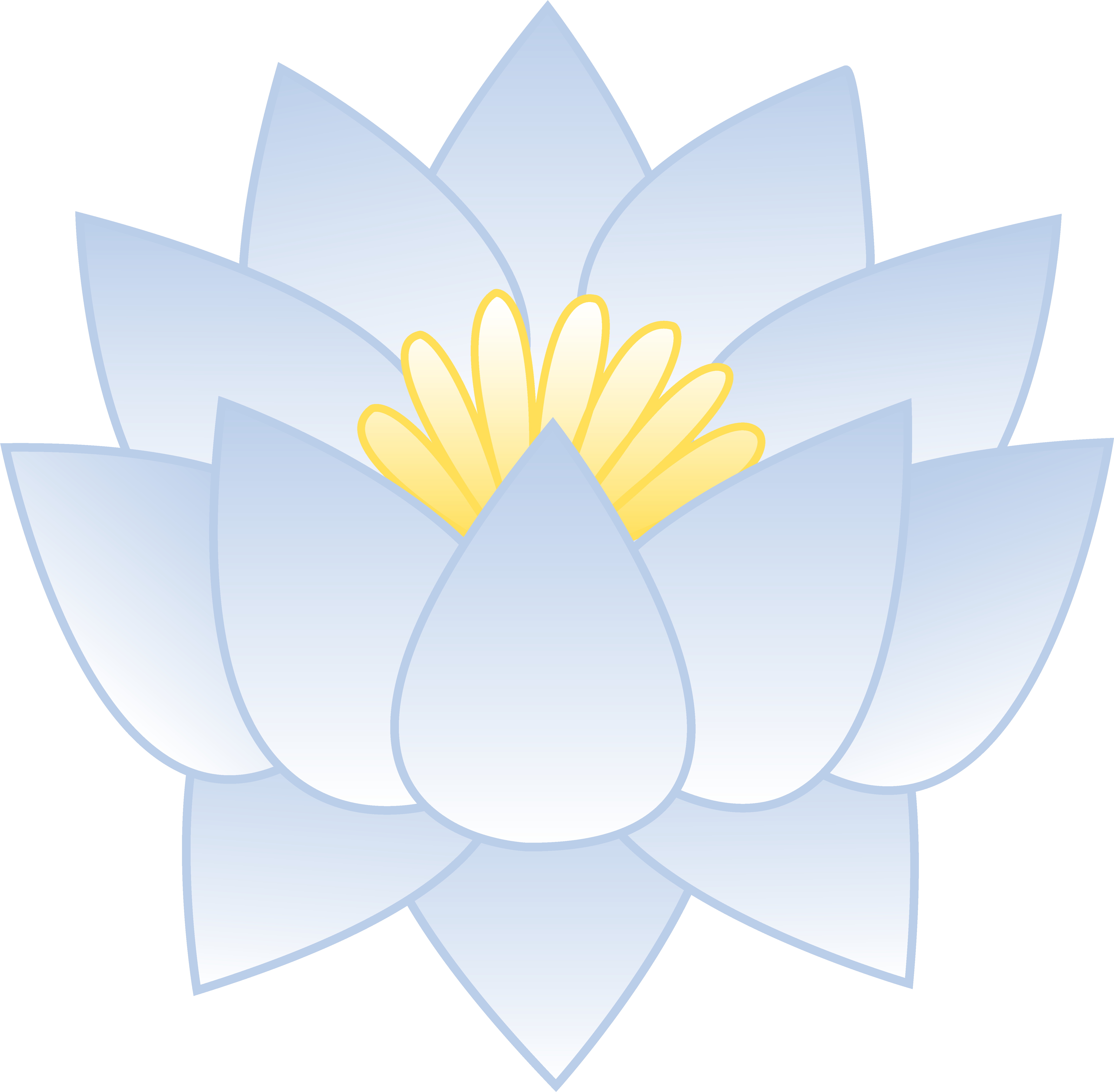 Lotus Flower Clip Art - Lotus Flower Cartoon (5656x5499)