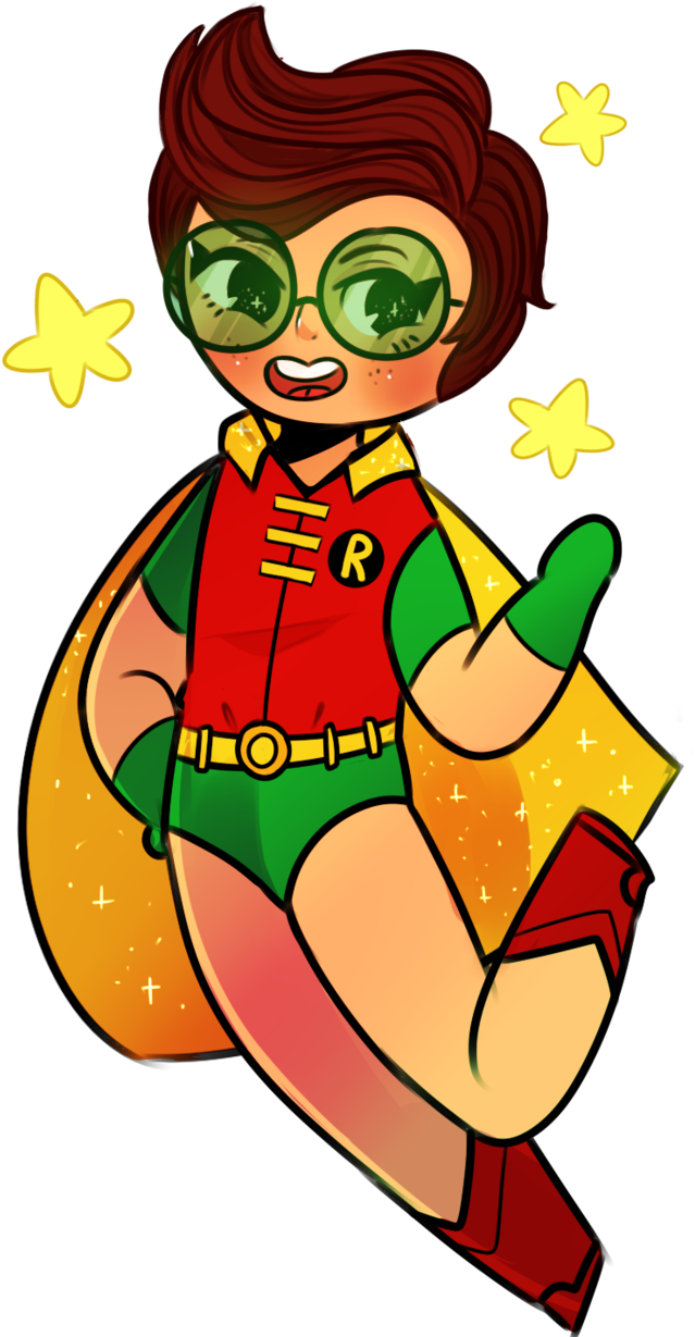 Robin Boy Wonder By Asinglepuddingcup - February 18 (642x1244)