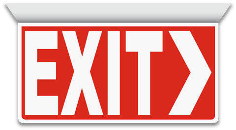 Exit 2-way Sign - Sign (480x265)