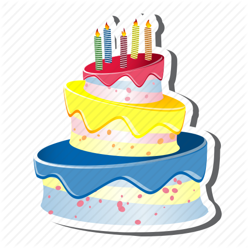 Birthday Cake Icon Birthday Cake Icon Free Icons And - Happy Birthday Cake Icon (512x512)