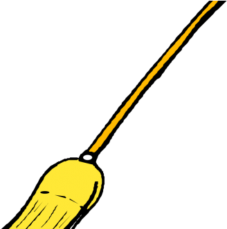 Mop Clipart P7jtjd Clipart - Broom Clip Art (411x340)
