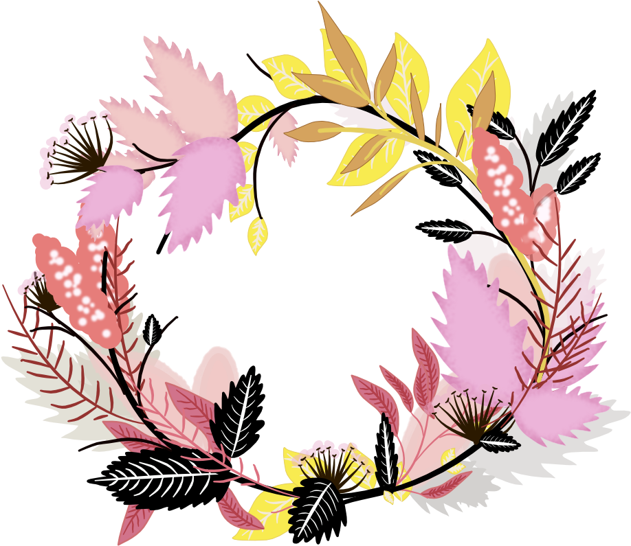 Practice Flower Wreath By Spnick Practice Flower Wreath - Flower Wreath Png File (960x960)