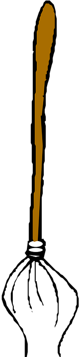 Mop Cliparts Free 16, - Cartoon Mop Transparent Background (360x720)