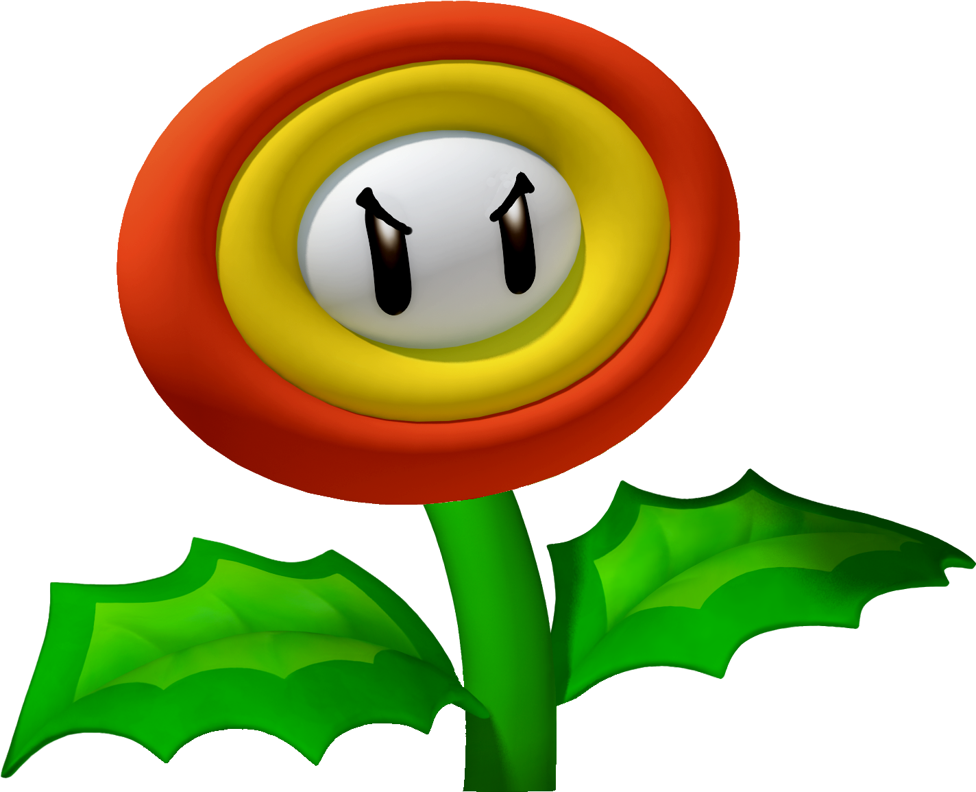 Mario Clipart Fire Flower - Super Mario Bros Fire Flower (1543x1218)