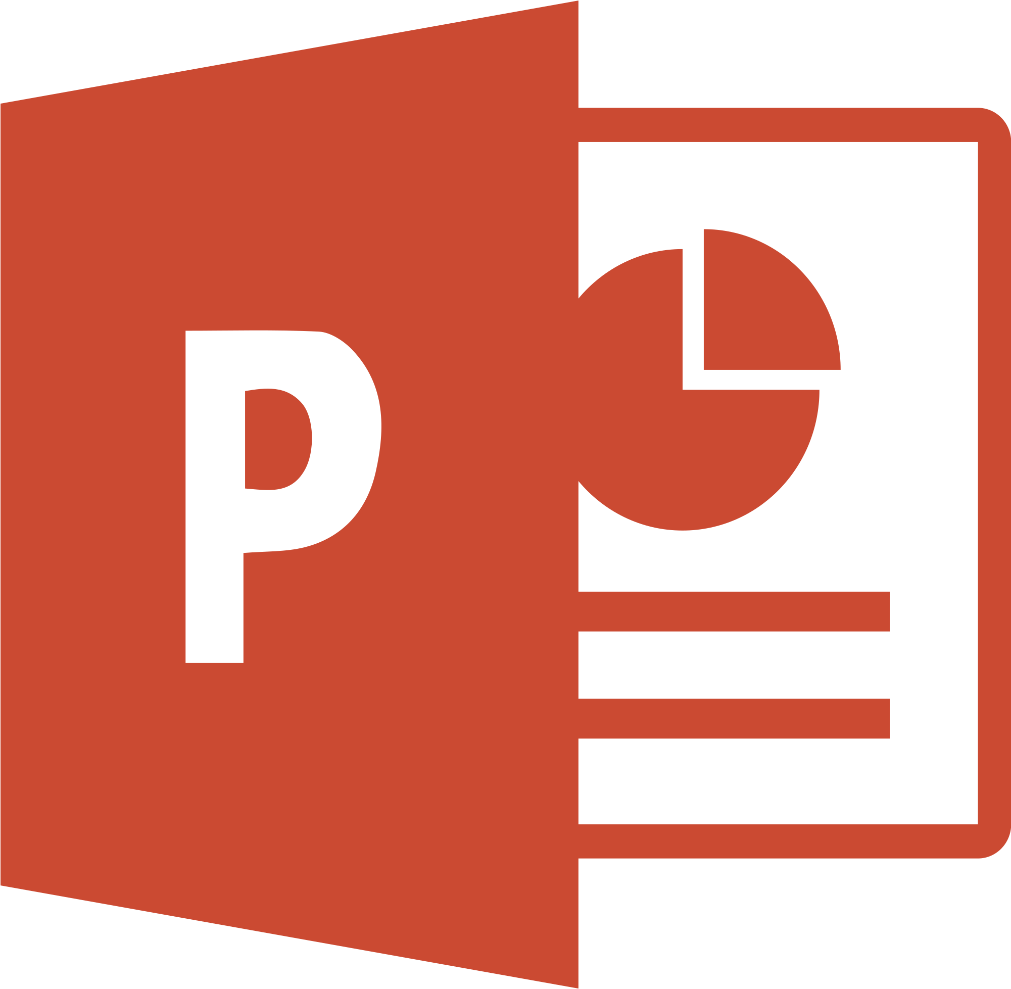 Ppt - Microsoft Powerpoint Logo (2000x1964)
