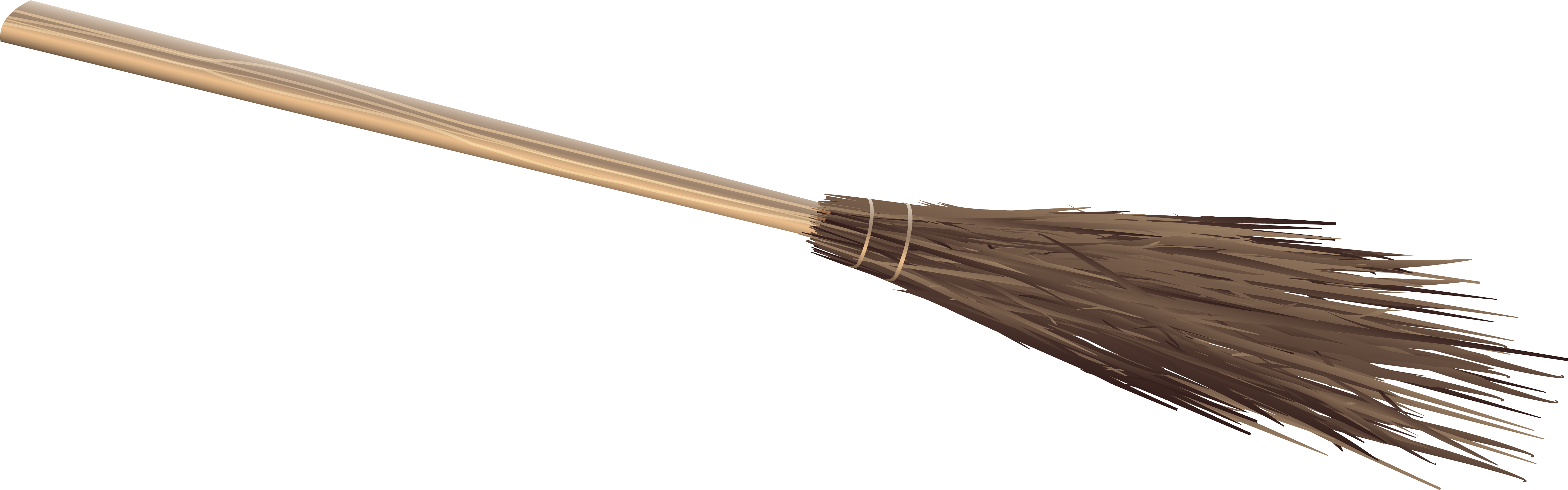 Witch Broom Png Clipart Image - Witch Broom Clipart (6222x2034)