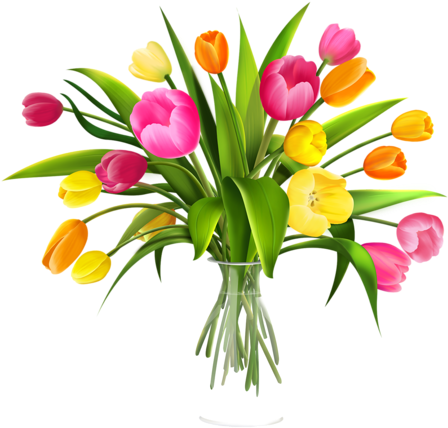 1 - Bouquet Of Flowers Clipart (477x500)