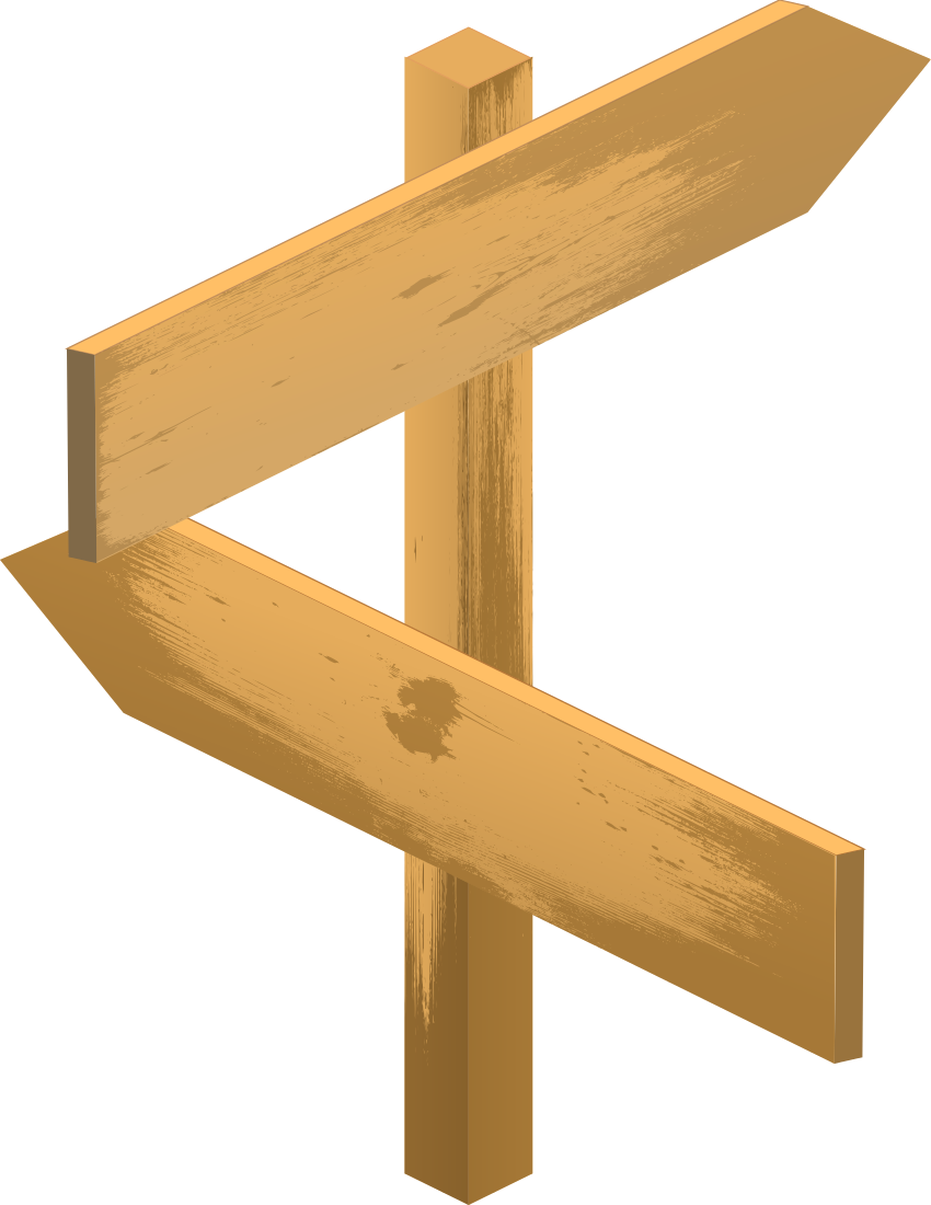 Wood Arrow Sign Clipart - Wooden Arrow Sign Png (850x1100)