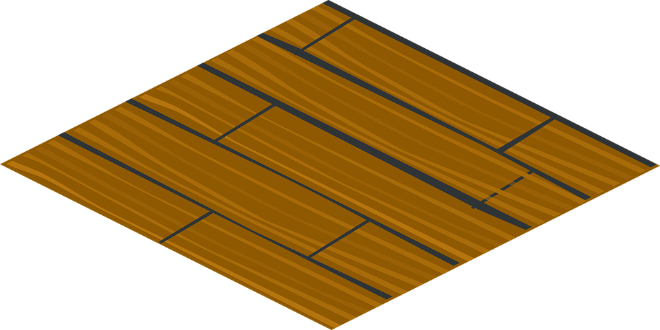 Wood Clipart Hardwood Floor - Floor Clipart (960x480)