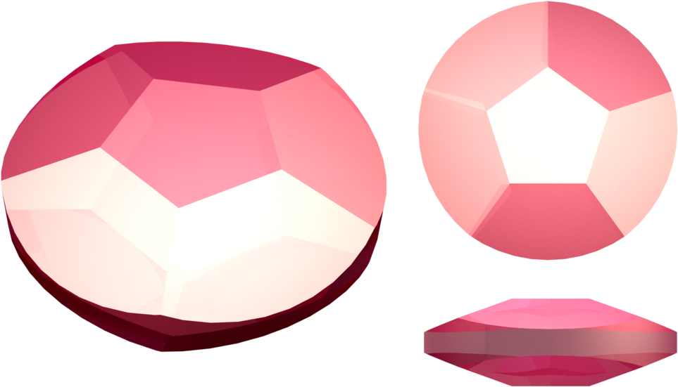 Rose Quartz Gem By Portadorx - Steven Universe Rose Quartz Gem (1024x616)