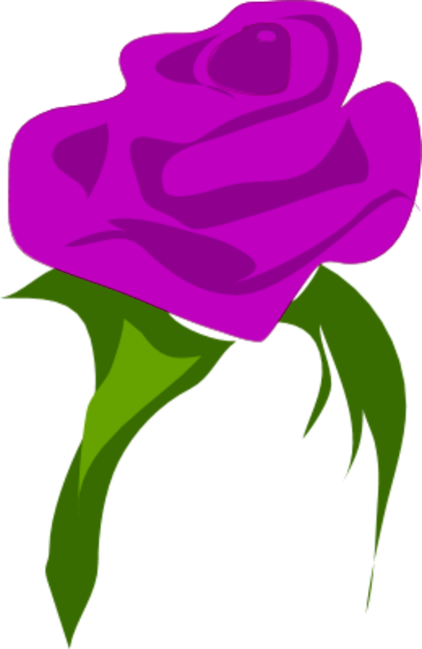 Vector Clip Art - Clip Art Rosa (600x923)
