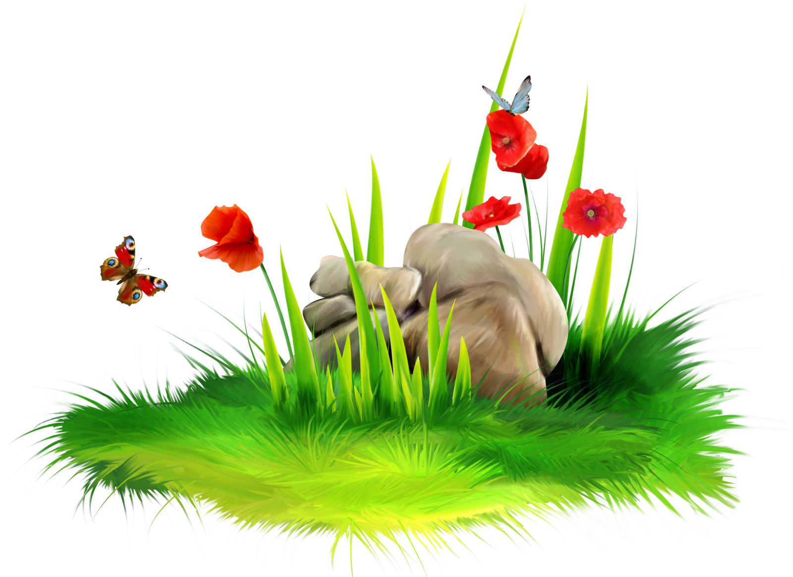 Grass With Stone Png Clipart Picture - Sky Dog House Paw Patrol (1600x1164)