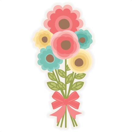 Flower Bouquet Svg Scrapbook Cut File Cute Clipart - Scalable Vector Graphics (432x432)