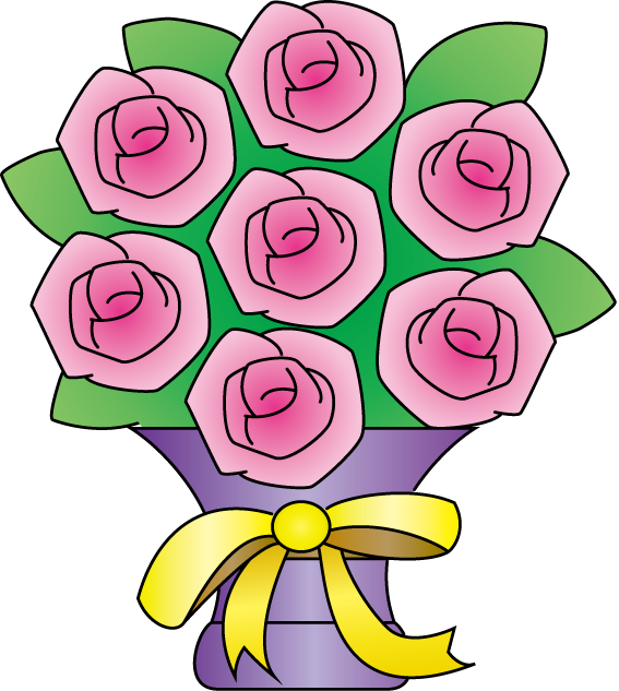 Flower Arrangement Clipart - Flower Arrangement Clipart (567x633)
