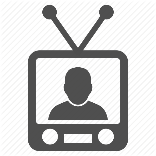 Tv Clipart Watch Video - Television (512x512)