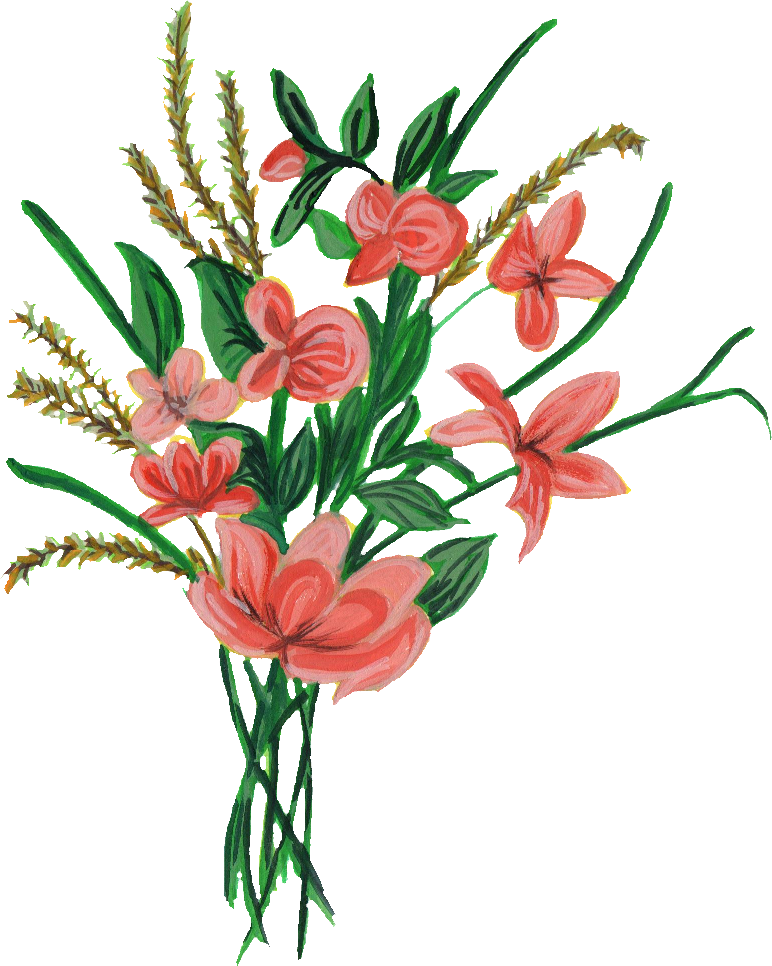 Free Download - Png Format Flowers Png (772x966)