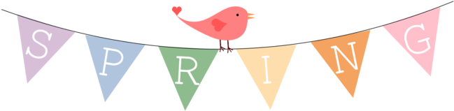 Spring Bird Clipart - Spring Birds Clip Art (1280x640)