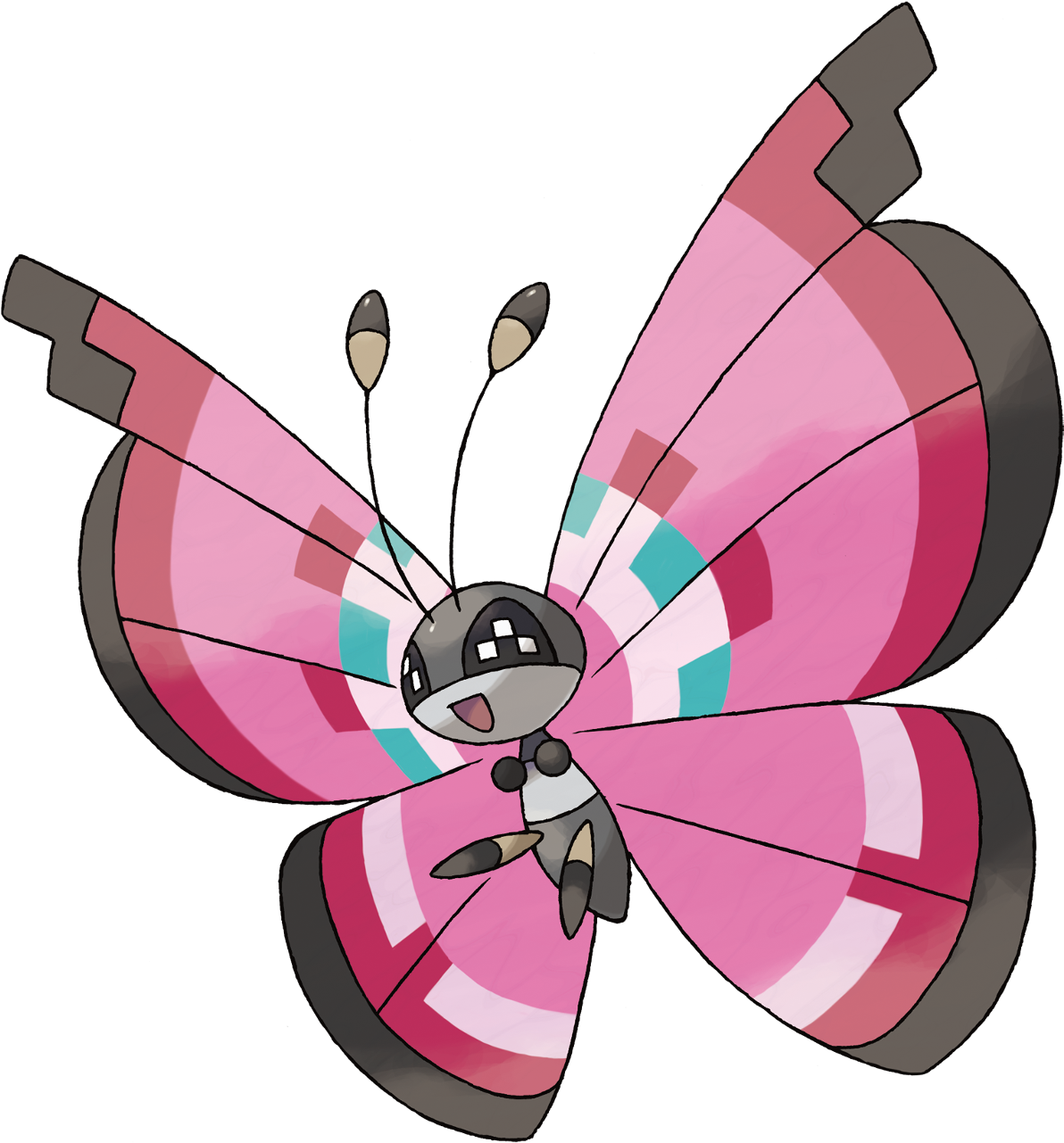 More From My Site - Vivillon Png (1280x1280)