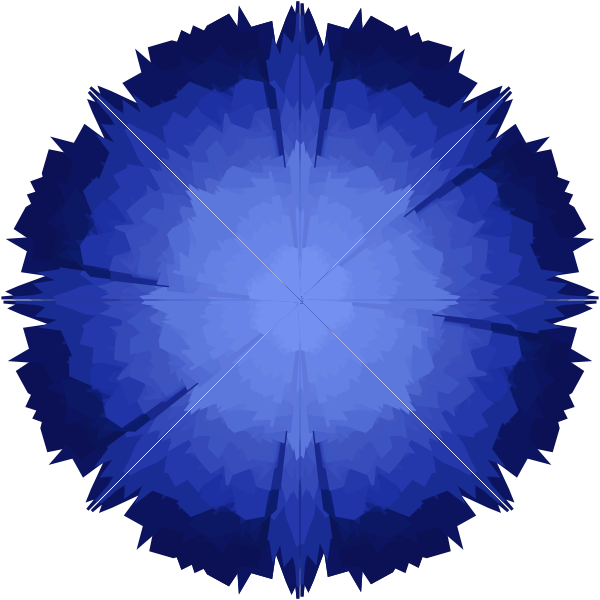 Blue Flower Svg Clip Arts 600 X 600 Px - Lilac (600x600)