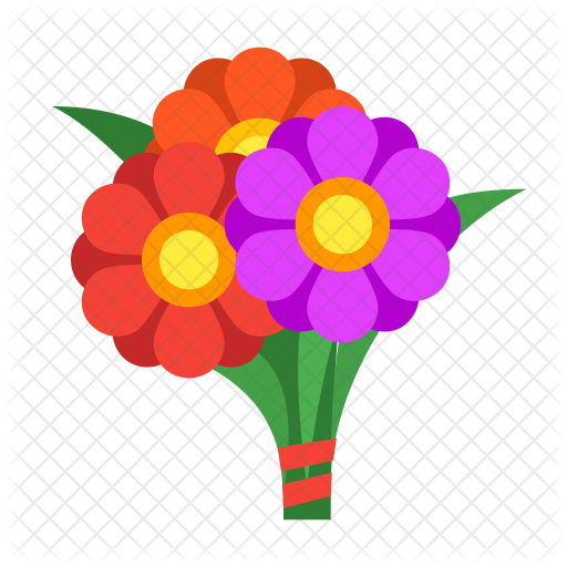 Flower Bouquet Icon - Flowers Icon (512x512)