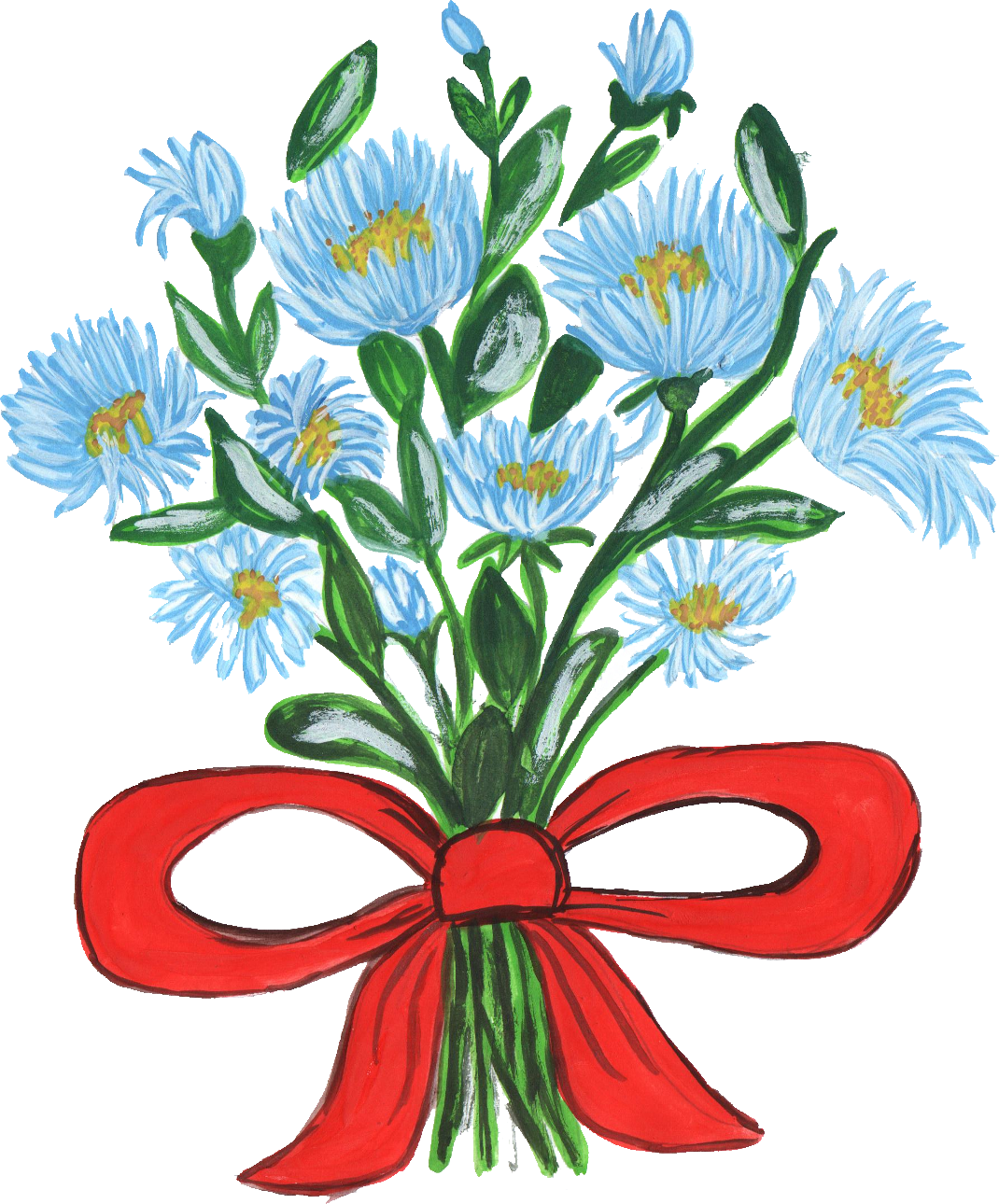 Free Download - Flower Bouquet Png Transparent (1070x1290)