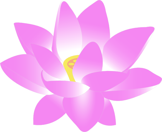 Free Pink Lotus Flower Clip Art - Lesson Plan (550x450)