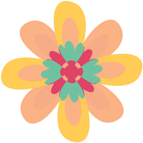 Resultado De Imagem Para Flor Colorida Png - Flores Coloridas Png (512x512)
