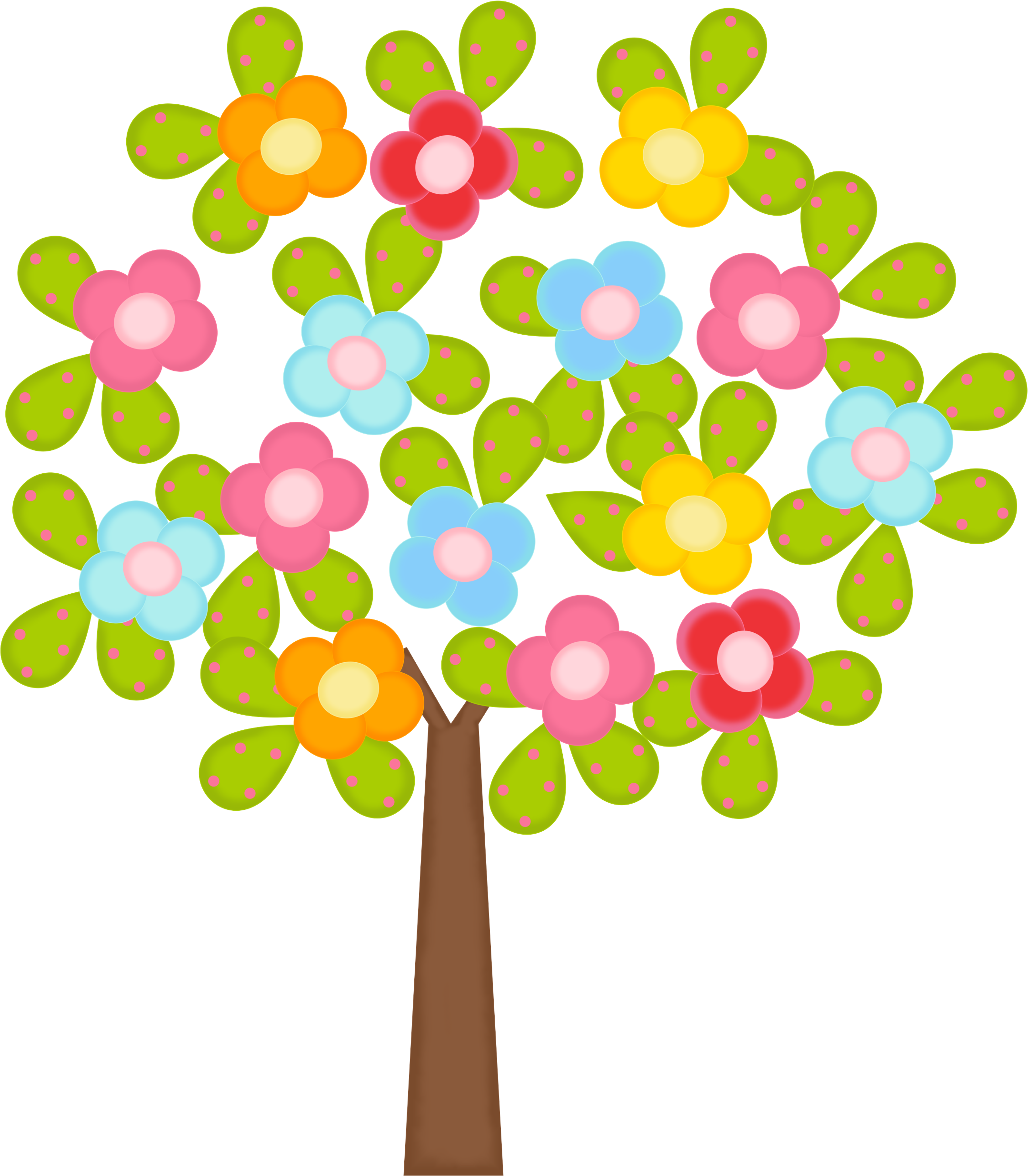 Photo By @daniellemoraesfalcao - Trees And Flowers Clipart (2159x2470)