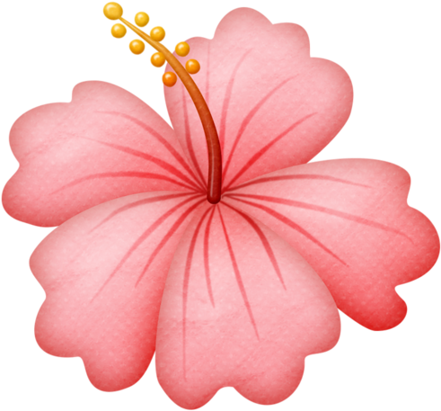 Ladylony Альбом «скрап-наборы / Beach Girls» На Яндекс - Beach Flowers Clip Art (500x463)