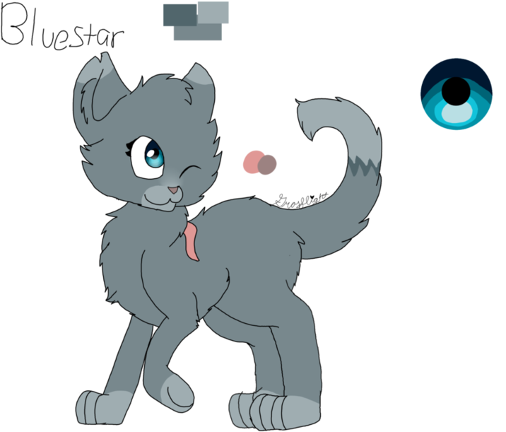 Bluestar Color Guide By Tigerwing22 - Cartoon (909x879)