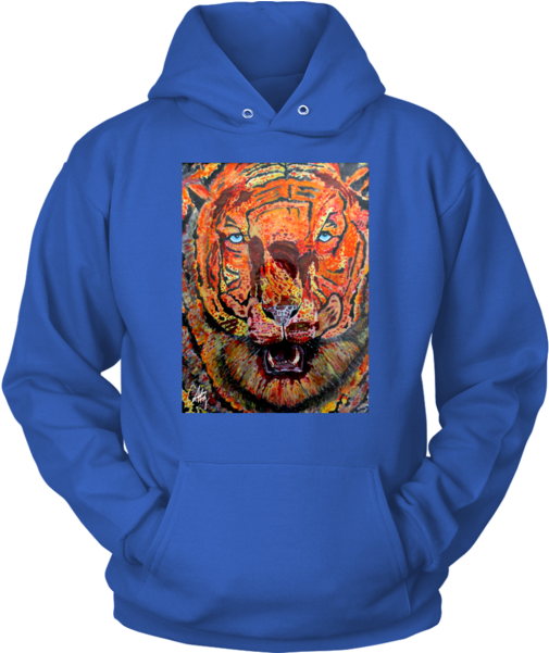 Tiger Hoodie - Blood, Sweat, Tears - I'm A Coal Miner (600x600)