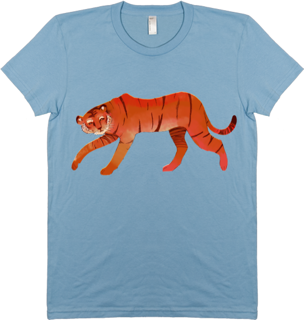 Tiger T-shirt - Bengal Tiger (852x762)