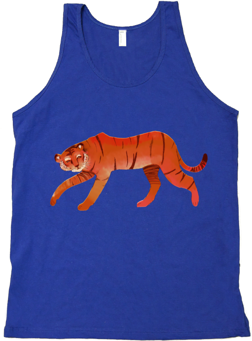 Tiger Tank Top - Sleeveless Shirt (852x762)
