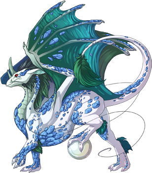 Ice/teal/splash Genes - Portable Network Graphics (350x350)