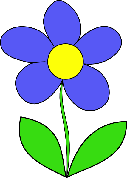 Simple Flower Clip Art - Kruiswoordpuzzel Moeilijk Groep 3 (426x596)