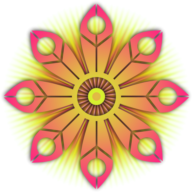 Flower Burst Free Vector - Advantages Of Green Roof (800x800)