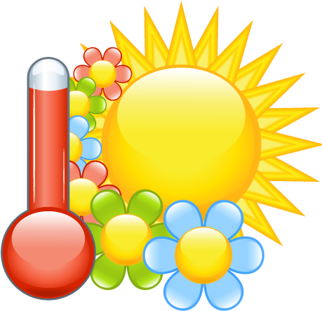Погода-картинки Для Уголка Прроды Превью - Flowers Clip Art (471x449)