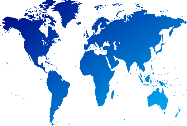 Classy Design Ideas World Map Clipart Clip Art At Clker - World Map Art Png (600x404)