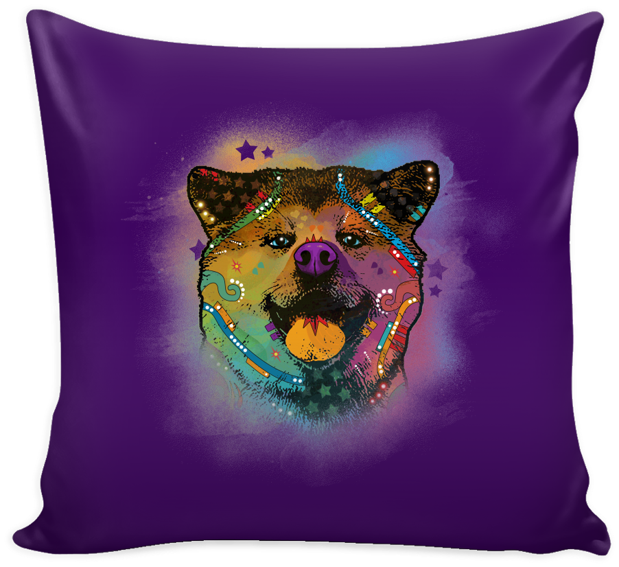 Akita Pillow Cover, Multiple Color - Pillow (1024x1024)