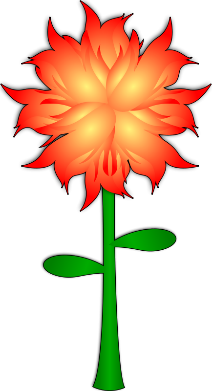 Free Fire Flower - Blow Animation Gif Clip Art (542x1000)