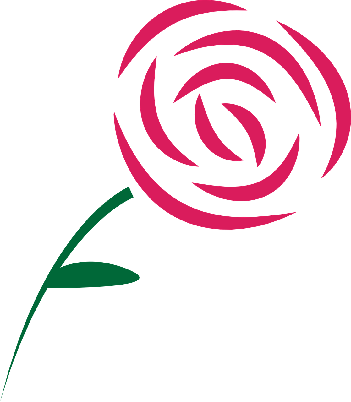Full Size Of Drawing - Draw A Simple Rose (1117x1280)