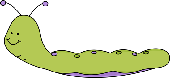 Happy Caterpillar - Clip Art Caterpillar (550x254)
