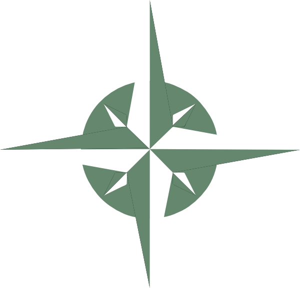 White Compass Rose Svg Clip Arts 600 X 577 Px - Green Compass Rose (600x577)