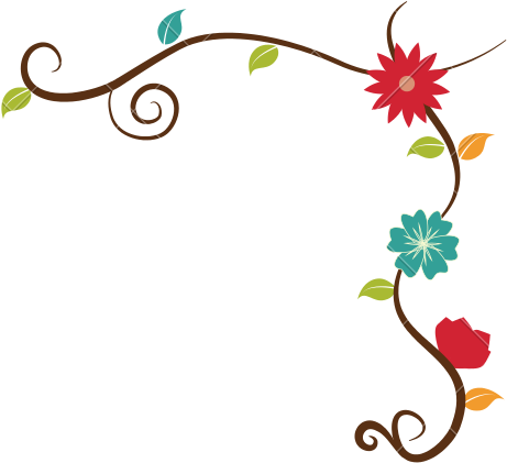 Cartoon Flower Border Vector 29 216 For - Flowers Border Vector Png (550x550)