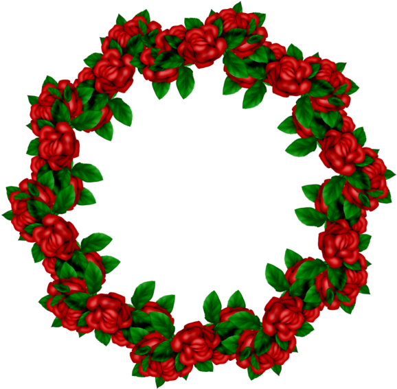 Floral Wreath - Flower (600x600)