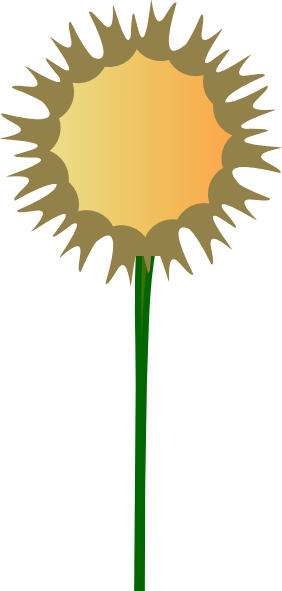 Free Vector Thistle Flower Clip Art - Clip Art (600x1257)