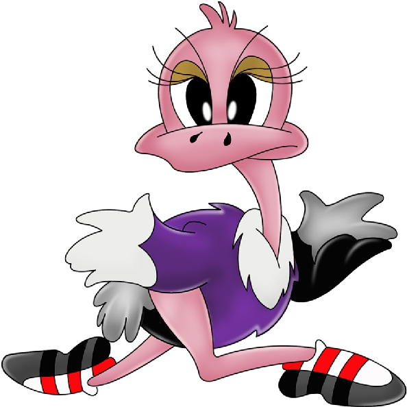 Ostrich Clip Art 44 Rpzboray Ostrich Bclipart - Cartoon (600x600)